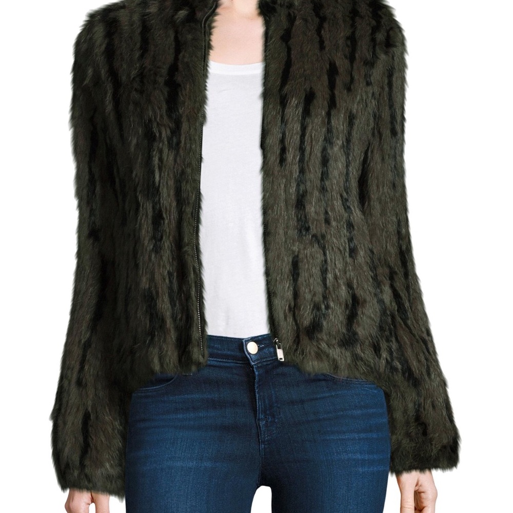 June Rabbit Fur Bomber - Picture 7 of 8